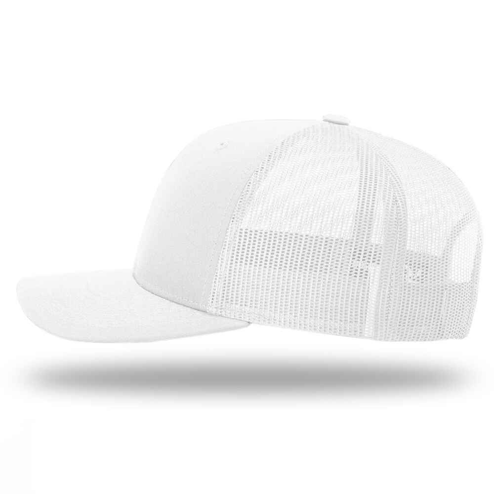 112 Style Trucker Hat Wearer's Left Side