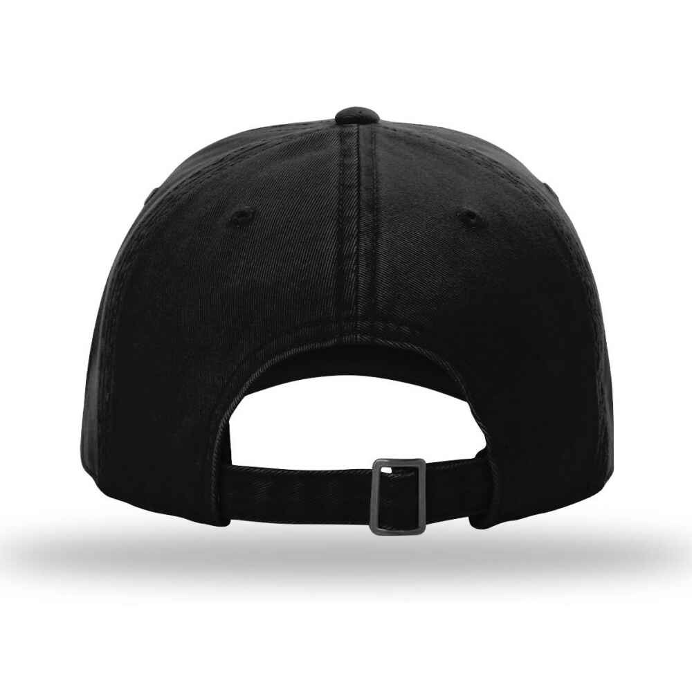 Richardson_Hats_326_Back_Black_Color_Blank