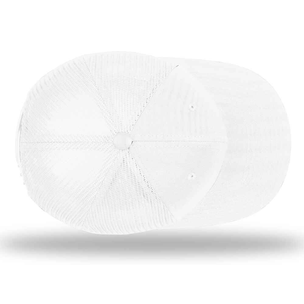 112 Style Trucker Hats Full White Color Top View