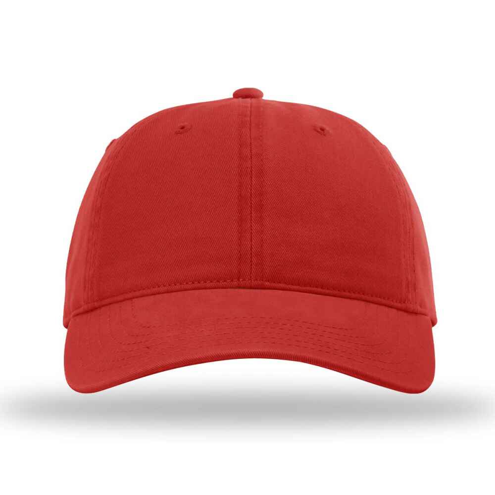 Ricahrdson_Cap_Style_326_Front_Red_Color_Blank_Dad_Hats