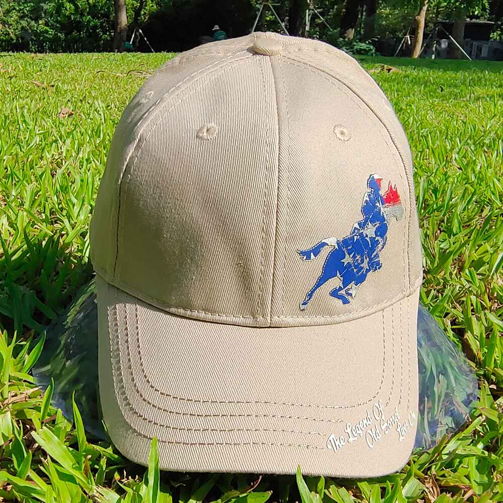 Topone Custom High Density Screen Printing on Front Panel Top visor and Back Cotton Twill Fabric Baseball Caps Solid Stone Color Front View