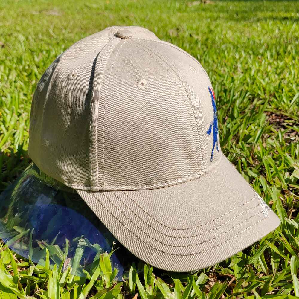 Topone Custom High Density Screen Printing on Front Panel Top visor and Back Cotton Twill Fabric Baseball Caps Solid Stone Color Right View